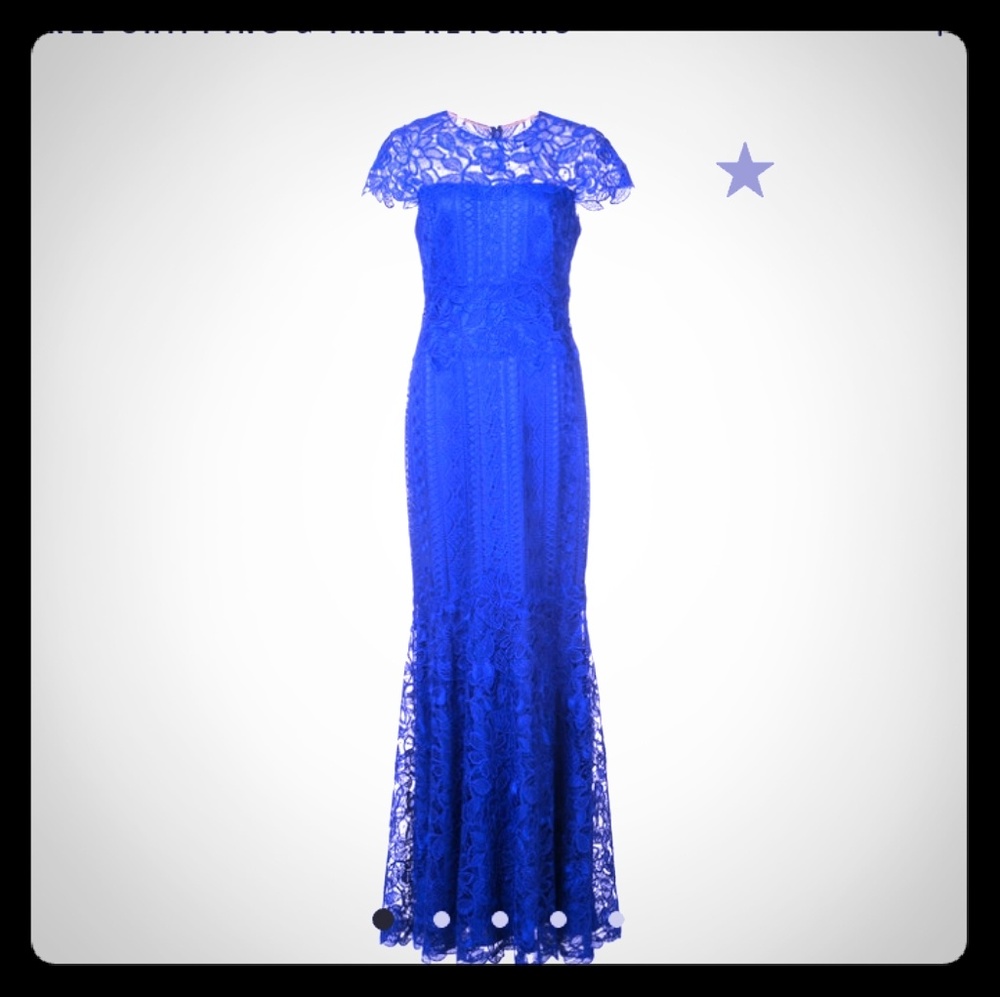BRAND NAME TADASHI SOJI MYSTIC BLUE DRESS